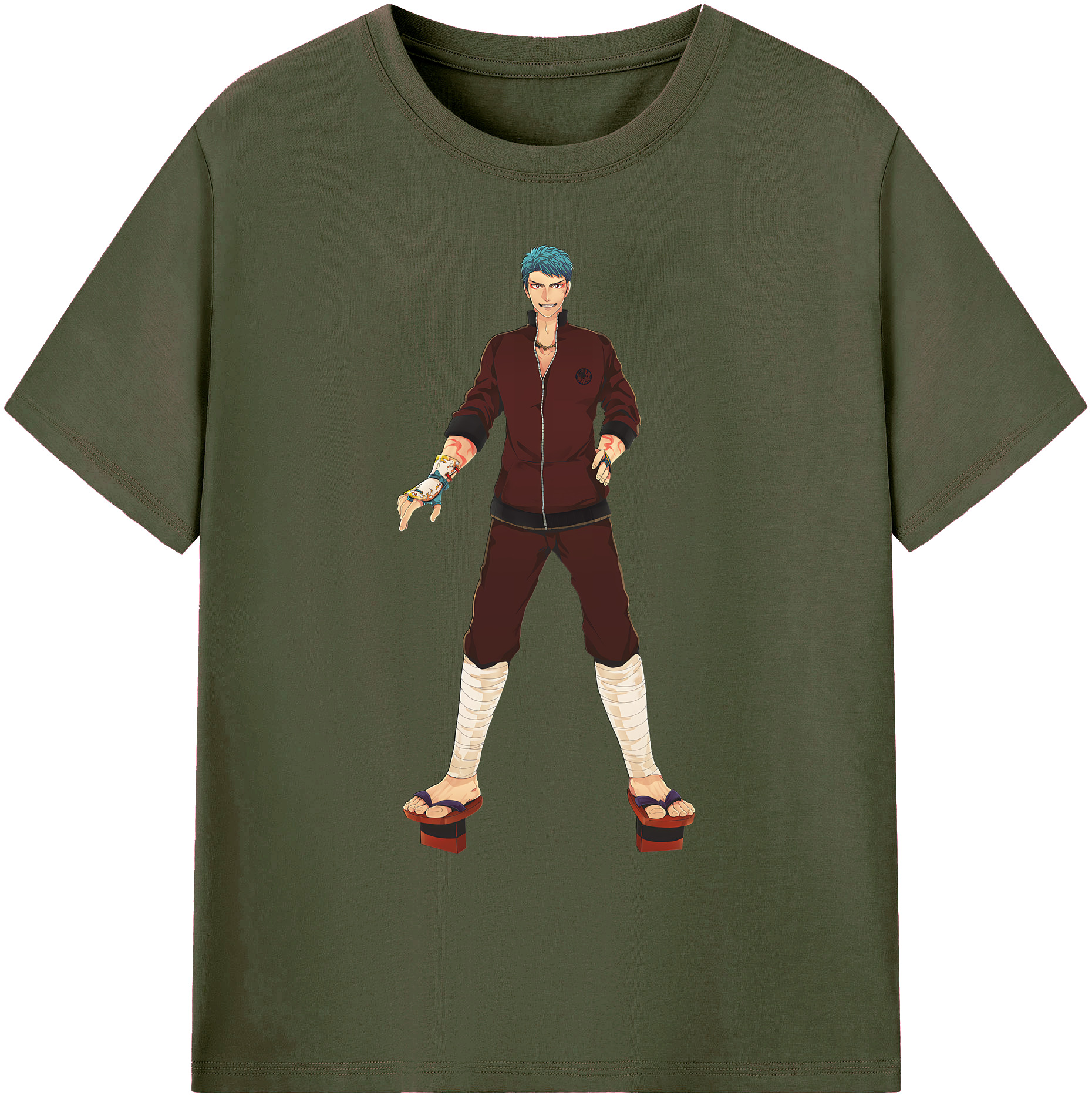 （画像用） 刀剣乱舞 Touken Ranbu 綿100％ メンズ半袖Tシャツ｜肌触りやわらか＆通気性